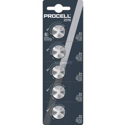 Duracell CR2016 Procell 3V litiumbatteri (5 ST