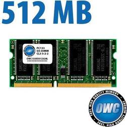 512MB PC133 CL3 Low Profile 1.25 inch SO-DIMM