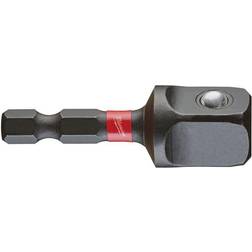 Milwaukee Shockwave Adapter 1/4 Hex 1/2 Firkant