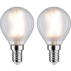 Paulmann LED-Tropfenlampe E14 4,5W 2.700K matt 2er