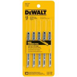 Dewalt 5-Piece 3" 12TPI T-Shank Trim/Coping Jig Saw Blades 3"