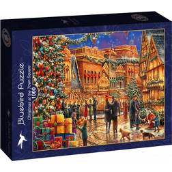 Bluebird Christmas at the Town Square 1000 Pieces