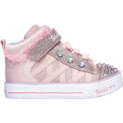 Skechers Kid's Twinkle Toes High Top Sneaker - Pink