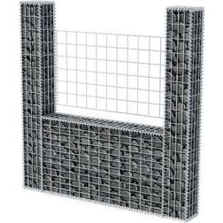 vidaXL U-Shape Gabion Basket 160x150cm