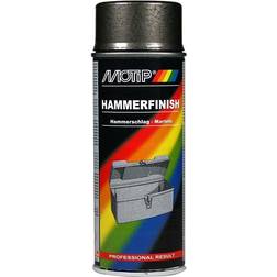 Motip Hammer Finish Metallfärg Grå 0.4L