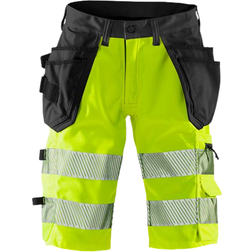 Fristads 2509 Craftsman Stretch Shorts - Hi-Vis Yellow/Black