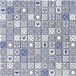 House of Mosaics China Blue (GEOCHISA4) 30x30cm