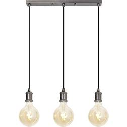 WiZ 3-Way Bar Black/Chrome/Silver Pendant Lamp ∅ 4.6cm