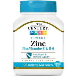 21st Century Zinc Vitamin C and Vitamin B-6 90 Tablets