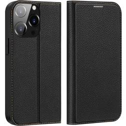 Dux ducis iPhone 14 Pro Skin X2 læder cover Sort