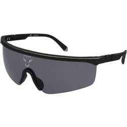 Police Semi Rimless Black Rubber Smoke