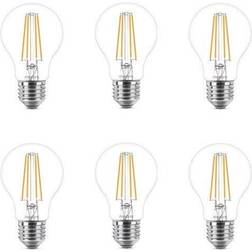 Philips LED E27 7W 850lm 4.000K trasparente 6x
