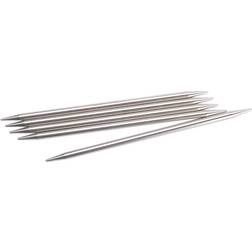 ChiaoGoo Size 6/4mm Double Point Stainless Steel Knitting Needles 6 inches 5/Pkg