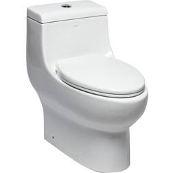 Eago Tb358 Dual Flush One Piece Elongated Ceramic