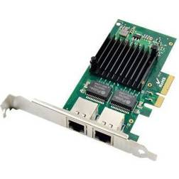 MicroConnect 2 port RJ45 network card, PCIe