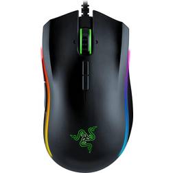 Razer Mamba Elite Trådbunden Spelmus 16 000 DPI Optisk Sensor Krom RGB Belysning 9 Knappar Programmerbara Mekaniska Brytare