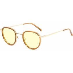 Gunnar ATHERTON Blu-Light Block ATH-02701 da Vista Oro per Uomo (Solo Montatura)