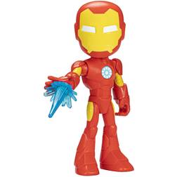 HASBRO MARVEL SPIDEY E I SUOI FANTASTICI AMICI, MEGA IRON MAN, ACTION FIGURE GIOCATTOLO SUPER HERO PER ETà PRESCOLARE, PER BAMBINI E BAMBINE DAI 3 ANNI IN SU