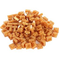Fun Costumes Gold Bricky Blocks 100 Pieces 1x1 Brown One-Size