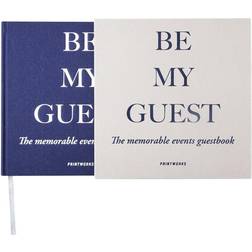 Printworks Printworks Guest Book Grey Navy