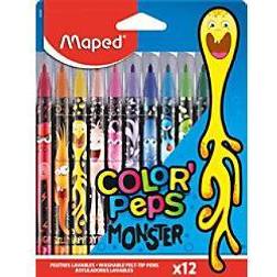 Maped Felt Tip Color Peps Monster Pens Pack of 12