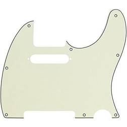 Fender Pickguard Telecaster, 8-Hole Mount, Mint Green, 3-Ply, mint