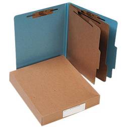 Acco Recycled Classification Folder, 2 Partition, 10/Box