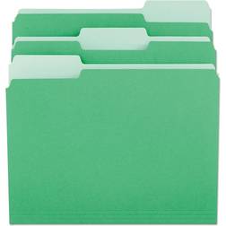 Universal Deluxe Colored Top Tab File Folders, 1/3-cut Tabs: