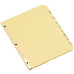 Avery Laminated Tab Dividers w/Gold Reinforced Binding Letter