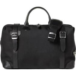 Barber Shop Quiff Traveler Doctor Camera Bag, Black Cordura & Leather