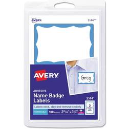 Avery Laser/Inkjet Sticker Name Badge Labels, 2