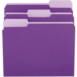 Universal Deluxe Colored Top Tab File Folders, 1/3-cut Tabs: