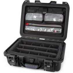 Nanuk 920 Waterproof Hard Case with Lid Organizer and Padded Dividers, Black