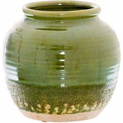 Hill Interiors Seville Collection Olive Squat Vase