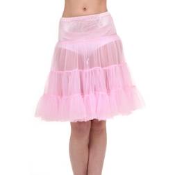 Adult Pink Knee Length Crinoline instock FUN1858PKAD