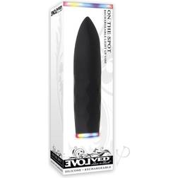 Evolved Utvecklade vibratorer på plats svart, 8 cm 3,1 tum, 1 st