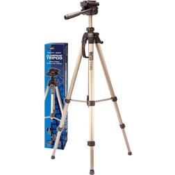 VidPro Heavy-Duty 56 Aluminum Tripod with 3-Way Pan & Tilt Head and Case