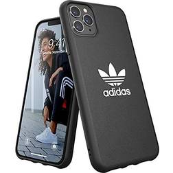 adidas Phone Case Compatible with iPhone 11 Pro Max Case, Originals Moulded TPU Fully Protective Phone Cover, Black