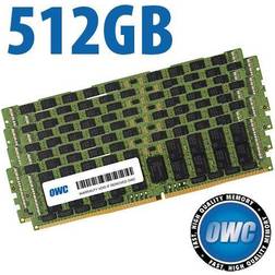 512GB (8x 64GB) OWC Brand PC23400 DDR4 ECC 2933MHz 288-pin RDIMM memory upgrade kit