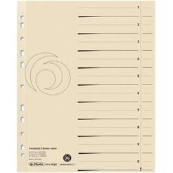 Herlitz 5971502 avdelare Kartong 10