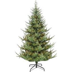 Puleo International 7.5' Hillside Tree With Incandescent Christmas Tree