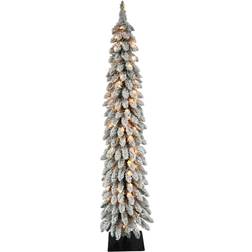 Puleo International Alpine Pencil Green Christmas Tree 72"