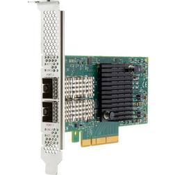 HP Hewlett Packard Enterprise HPE X2522-25G-PLUS Nätverksadapter PCIe 3.0 x8 10Gb Ethernet 25Gb Ethernet SFP28 x 2 för ProLiant DL325 Gen10, DL345 Gen10, DL360 Gen10, DL380 Gen10, XL220n Gen10, XL290n Gen10