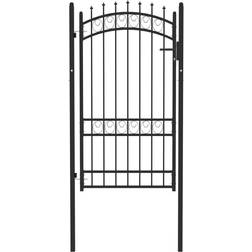 vidaXL Fence Gate with Spikes 102x225cm