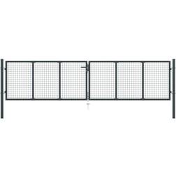 vidaXL Mesh Garden Gate 400x125cm