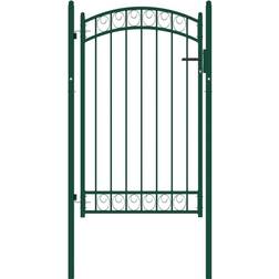 vidaXL Fence Gate with Arched Top 102x200cm