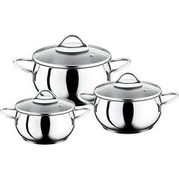 Evimsaray Sevval Juego de utensilios de cocina con tapa 6 Piezas