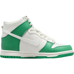 NIKE Dunk High GS - Phantom/Stadium Green/Black/Sail