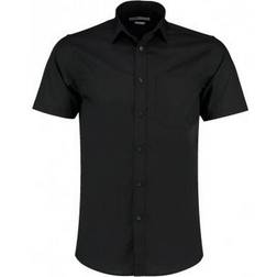 Kustom Kit Men's Short Sleeve Tailored Poplin Shirt