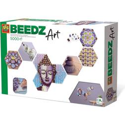 SES Creative Beedz Art Hex Tiles Zen